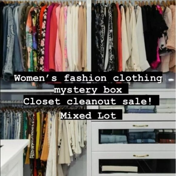 10Pc NEW L + XL Womens Mystery Clothing Box 💕 - Picture 1 of 2
